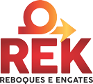 Logotipo Rek Reboques e Engates